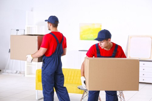 Moving team supporting a household relocation in Finchley