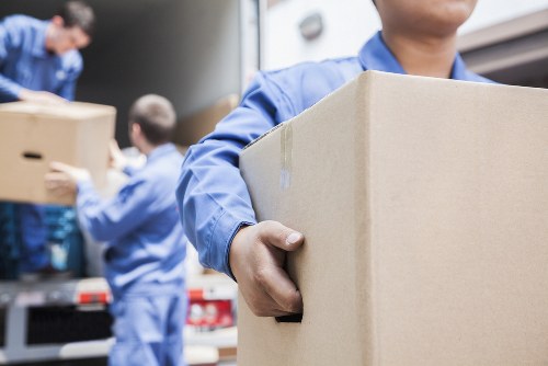 Packing and unpacking service for a Finchley home move