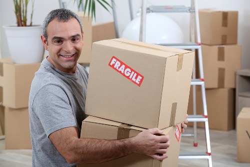 Secure handling of office furniture and files during a Finchley move