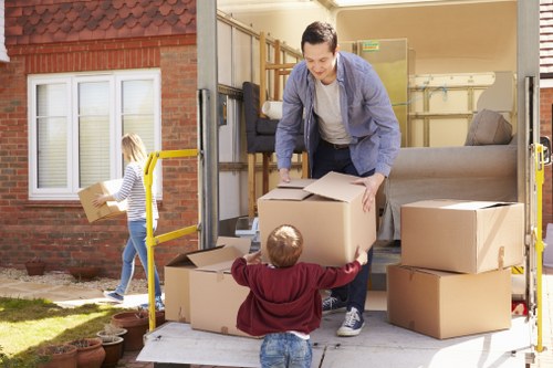 Removal team planning a home move in Finchley