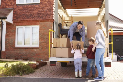 Local moving company in Finchley organizing household items