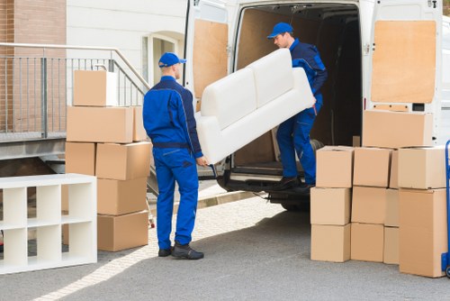 Professional removals van ready for a Finchley relocation