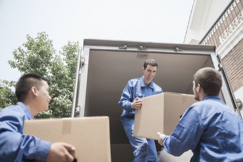 Commercial removals van service in Finchley office relocation