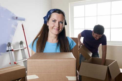 Flat removal with careful handling on stair access in Finchley