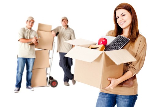 House removal team helping a Finchley home move with boxes and furniture