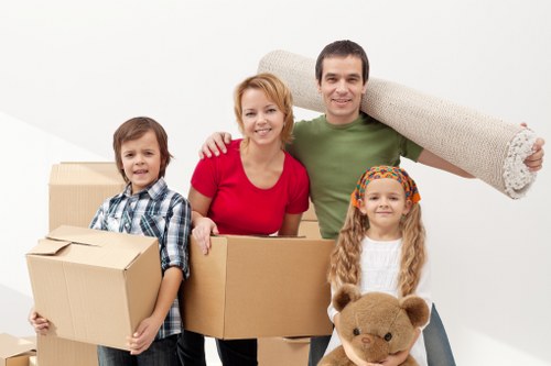 Van removals process for flats and houses in Finchley