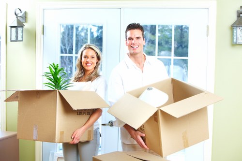 Local removalists planning a home move in Finchley with packing materials