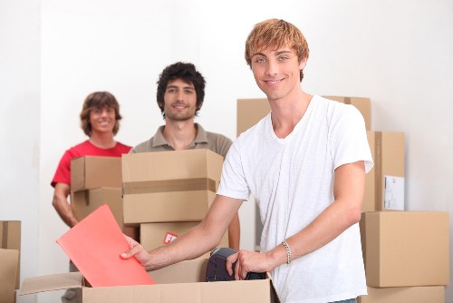 Commercial moving truck service for Finchley office relocation
